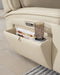 Signature Design Almond 2-Piece Power Reclining Loveseat Sectional