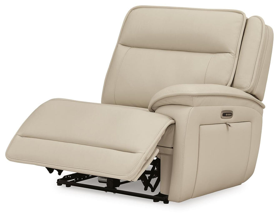 Signature Design Almond 4-Piece Reclining Sectional