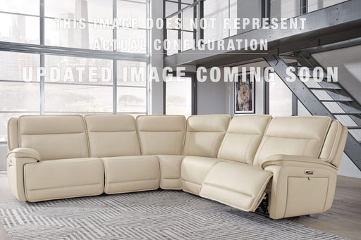 Signature Design Almond 3-Piece Power Reclining Sofa Sectional