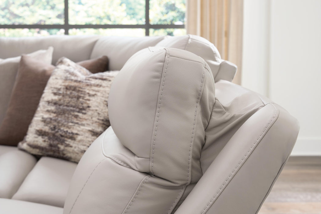 Benchcraft Gray 5-Piece Power Reclining Sectional