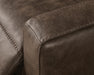 Benchcraft Chocolate 6-Piece Power Reclining Sectional with Audio Console