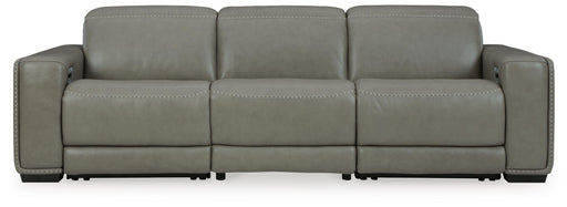 Signature Design Gray 3-Piece Power Reclining Sectional Sofa