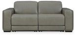 Signature Design Gray 2-Piece Power Reclining Sectional