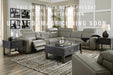 Signature Design Gray 3-Piece Power Reclining Sectional Sofa