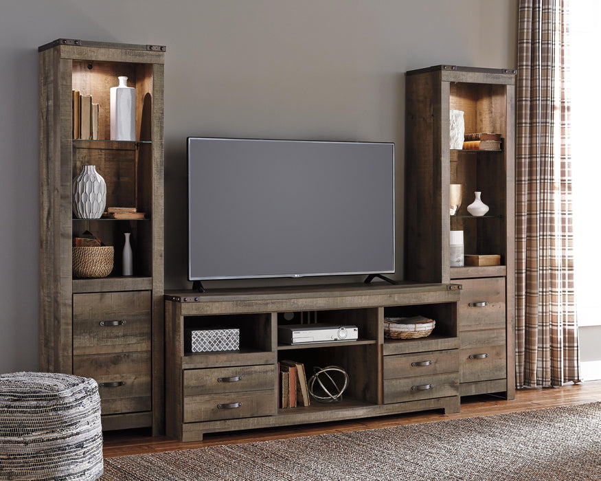 Signature Design Brown 3-Piece Entertainment Center