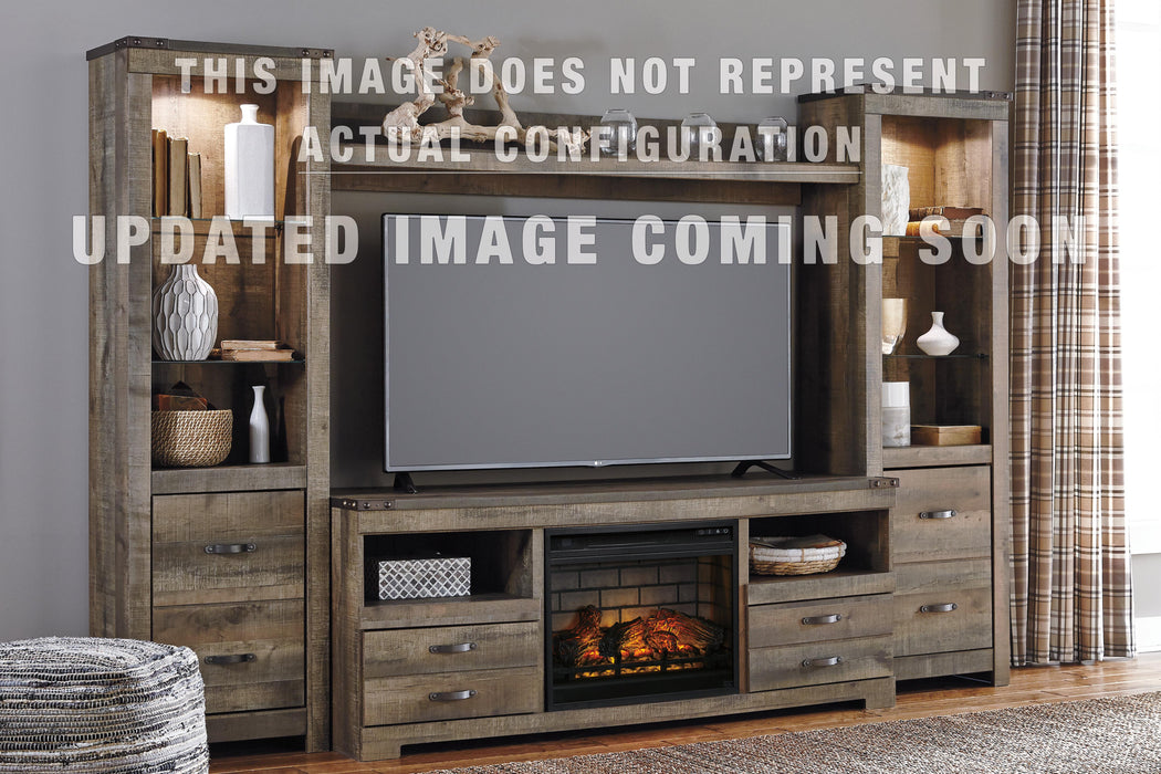 Signature Design Brown 3-Piece Entertainment Center