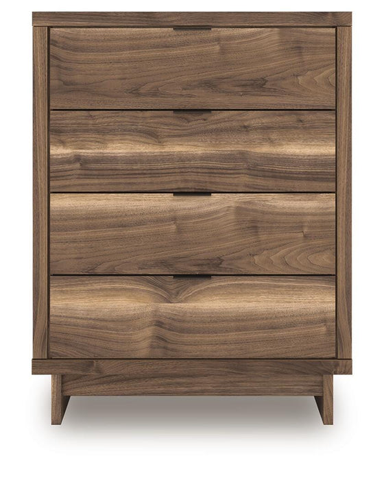 Zadilyn Brown Four Drawer Chest