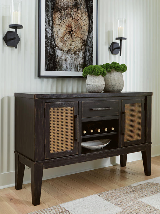 Galliden Black Dining Room Server