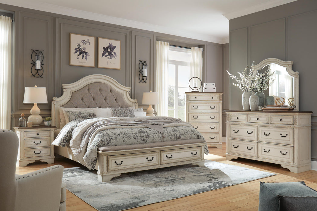 Realyn Two-tone Upholstered Bedroom Collection