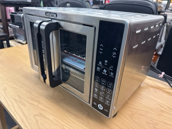 Gourmia 6-Slice Digital Toaster Oven Air Fryer, with 18 One-Touch Presets & Temp Probe, Stainless Steel - new