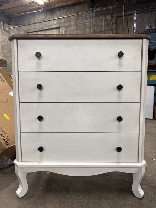 The Pioneer Woman 4-Drawer Dresser Made With Solid Wood Frame, White - display_model