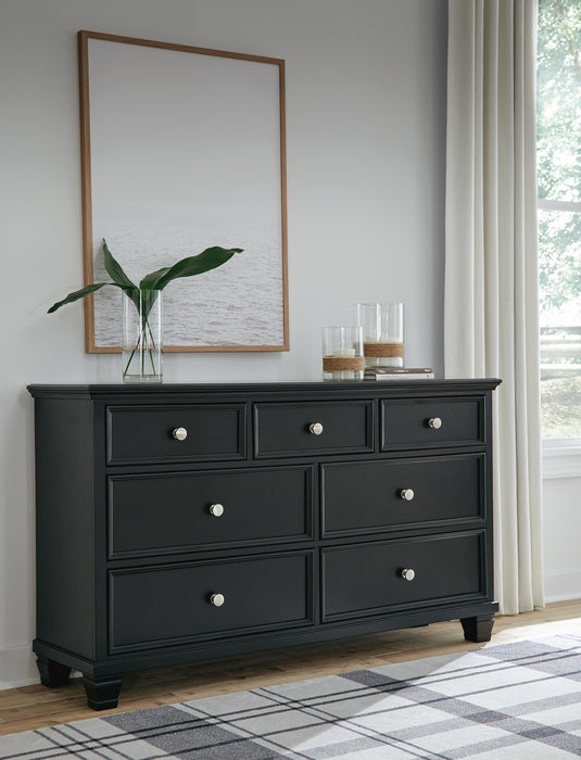Lanolee Black Bedroom Furniture Pieces