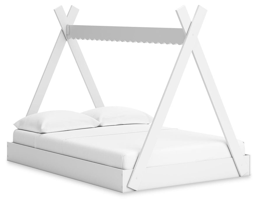 Hallityn White Full Tent Complete Bed in Box