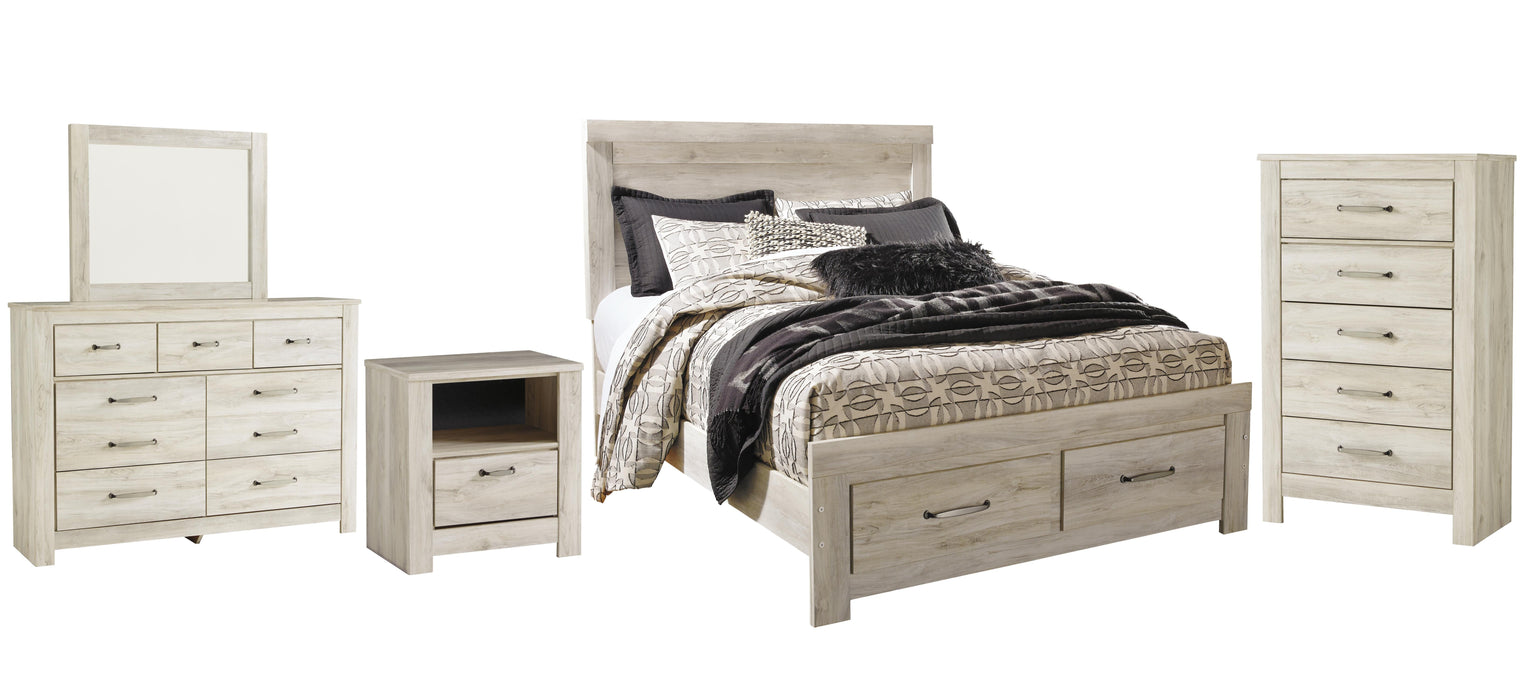 Bellaby Whitewash Platform Bedroom Collection