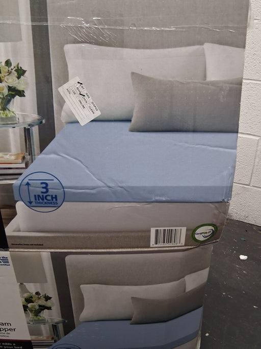 Mainstays 3" Memory Foam Mattress Topper, Queen