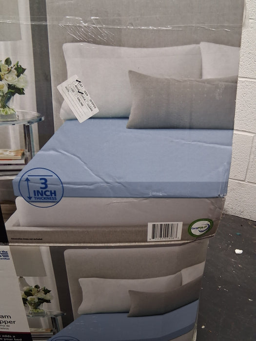 Mainstays 3" Memory Foam Mattress Topper, Queen