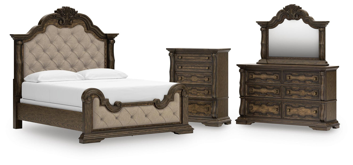 Maylee Dark Brown Bedroom Collection