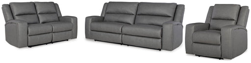 Brixworth Slate Brixworth Sofa, Loveseat and Recliner