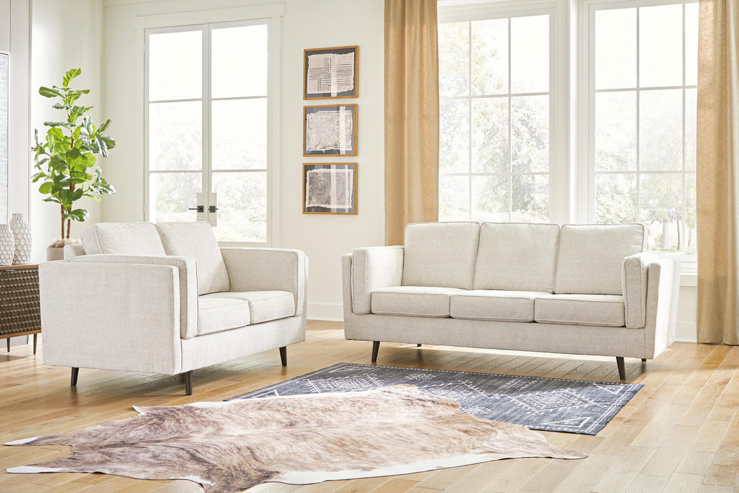 Maimz Sandstone Maimz Sofa and Loveseat