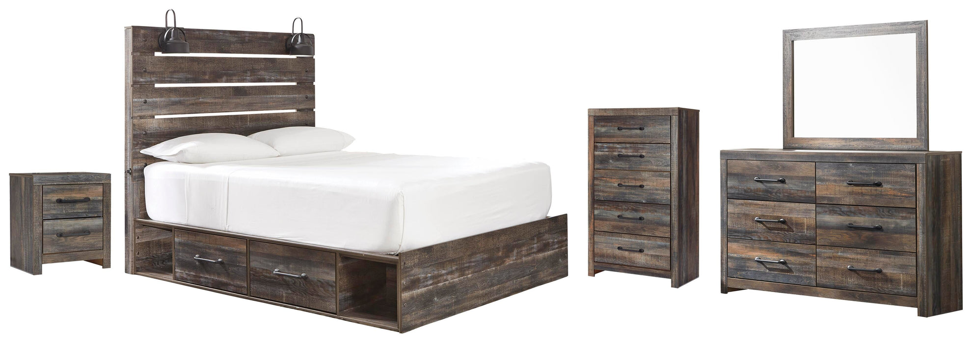 Drystan Multi Panel Bedroom Collection