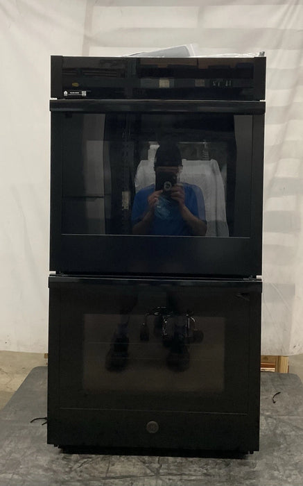 GE JKD5000DVBBN 27” Double Wall Oven With Air Fry BLACK (READ) Manufactured 3/25 - open_box