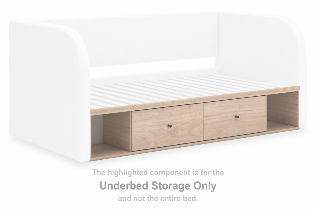 Shapella Tan Underbed Storage