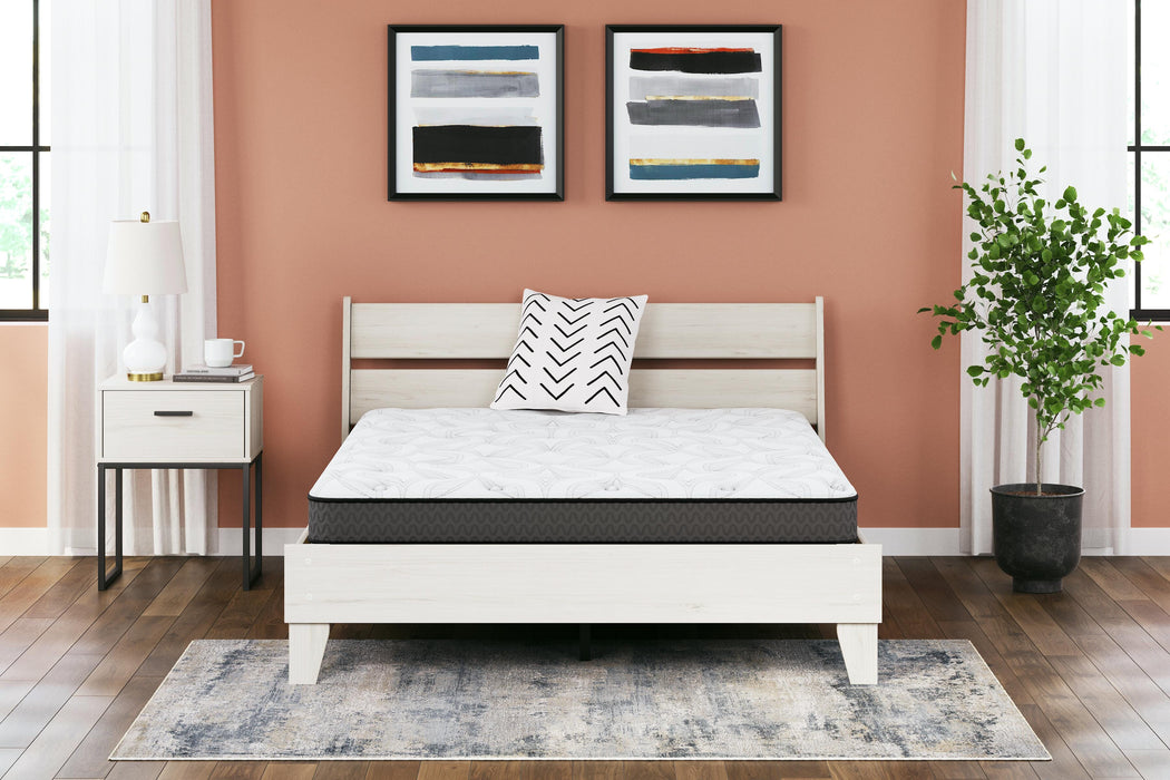 8 Inch Bonnell Hybrid White California King Mattress