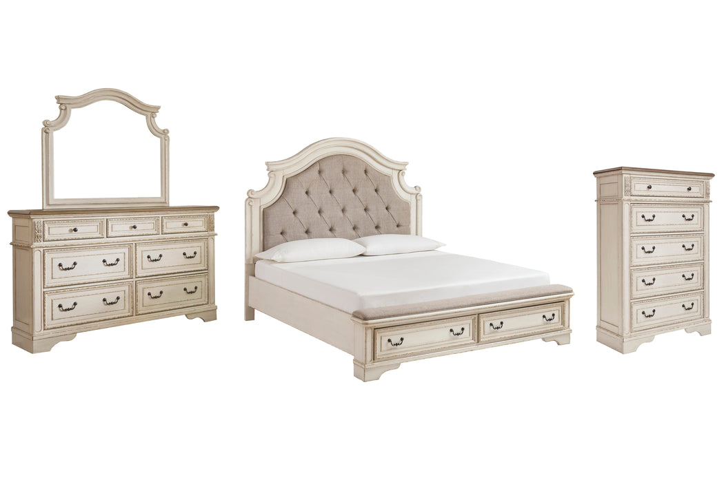 Realyn Two-tone Upholstered Bedroom Collection
