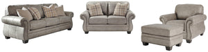 Olsberg Steel Olsberg Sofa, Loveseat, Chair and Ottoman