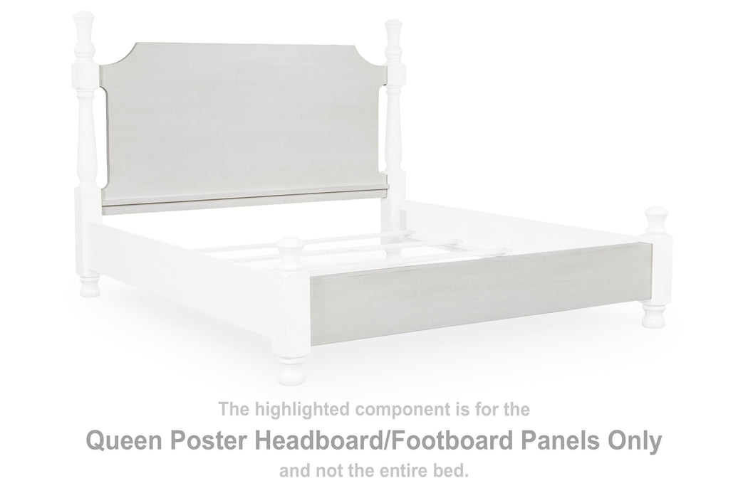 Chadworth Antique White Queen Poster HDBD/FTBD Panels