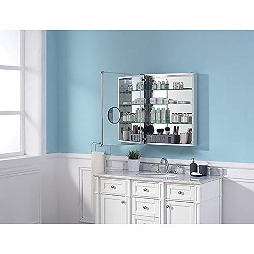Ove Carlow Single Door Mirrored Medicine Cabinet - new