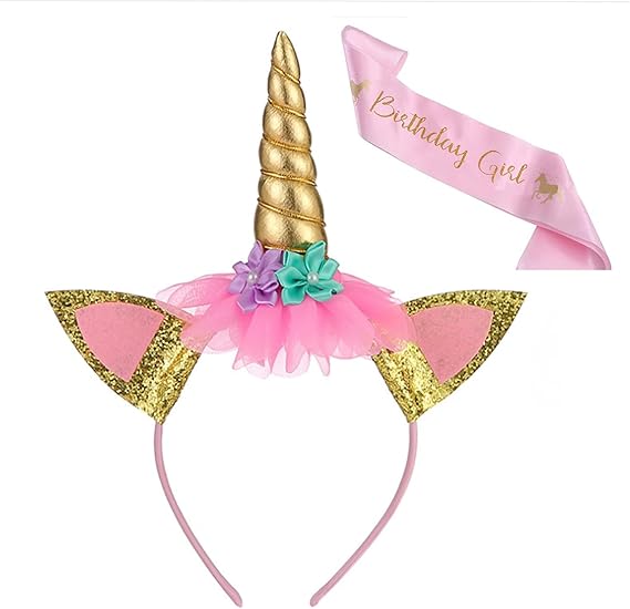 Unicorn Dress for Girls Unicorn Costume Pageant Princess Dress Party Birthday Christmas Long Gown with Accessories - new