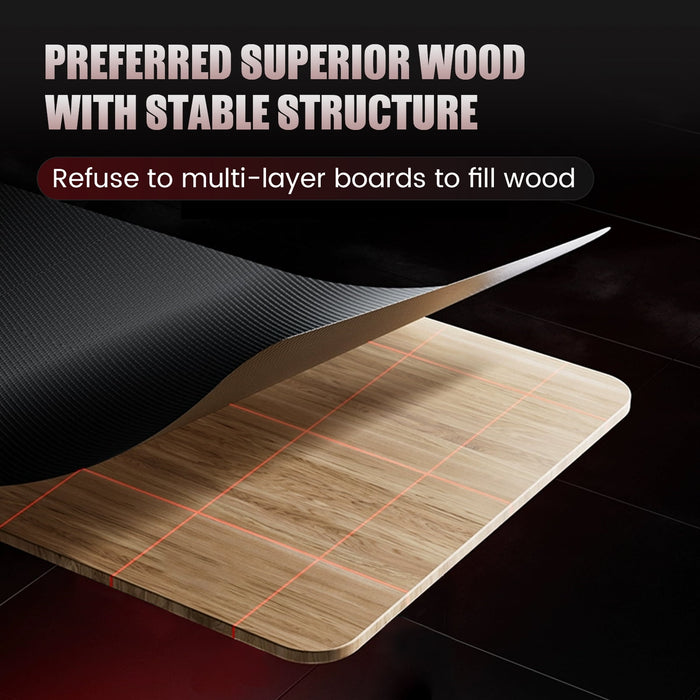 GTRACING L-Shaped Gaming Desk with RGB Light and Removable Storage Stands, Black - open_box