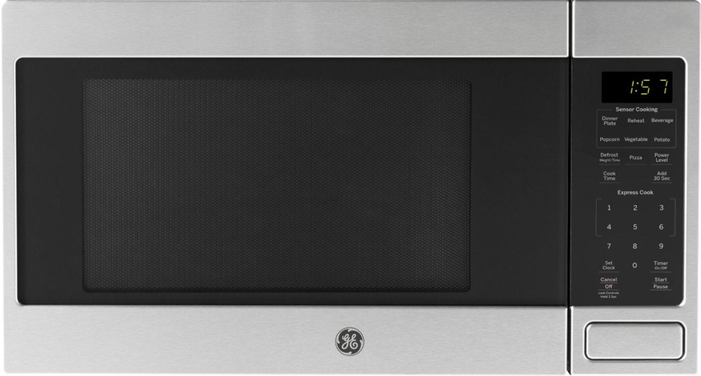 GE - 1.6 Cu. Ft. Microwave with Sensor Cooking - Stainless Steel - open_box