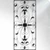 Metal Black Wall Decor, Decorative Victorian Style Hanging Art, Rectangular Design - display_model