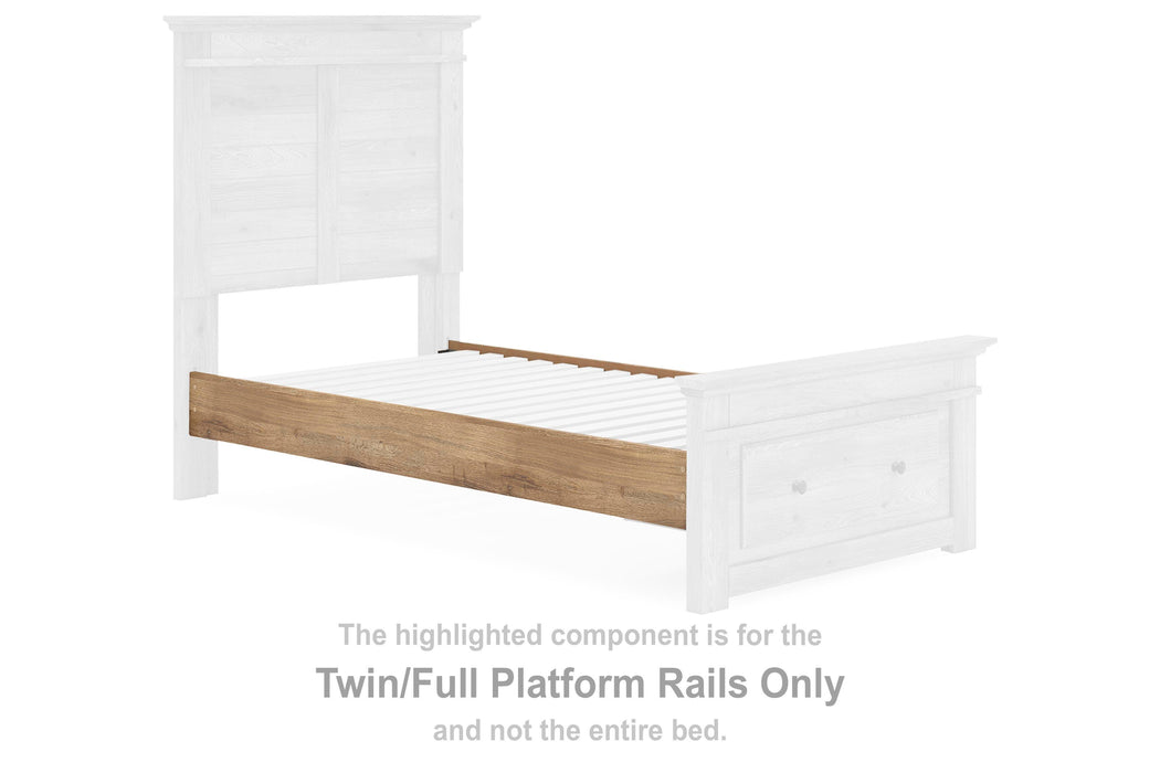 Fenderport Tan Twin/Full Platform Rails