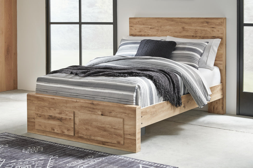Hyanna Tan Brown Hyanna Full Panel Storage Bed