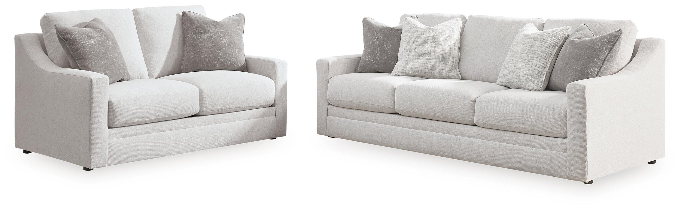 Maitelynn Chalk Maitelynn Sofa and Loveseat - Brand New