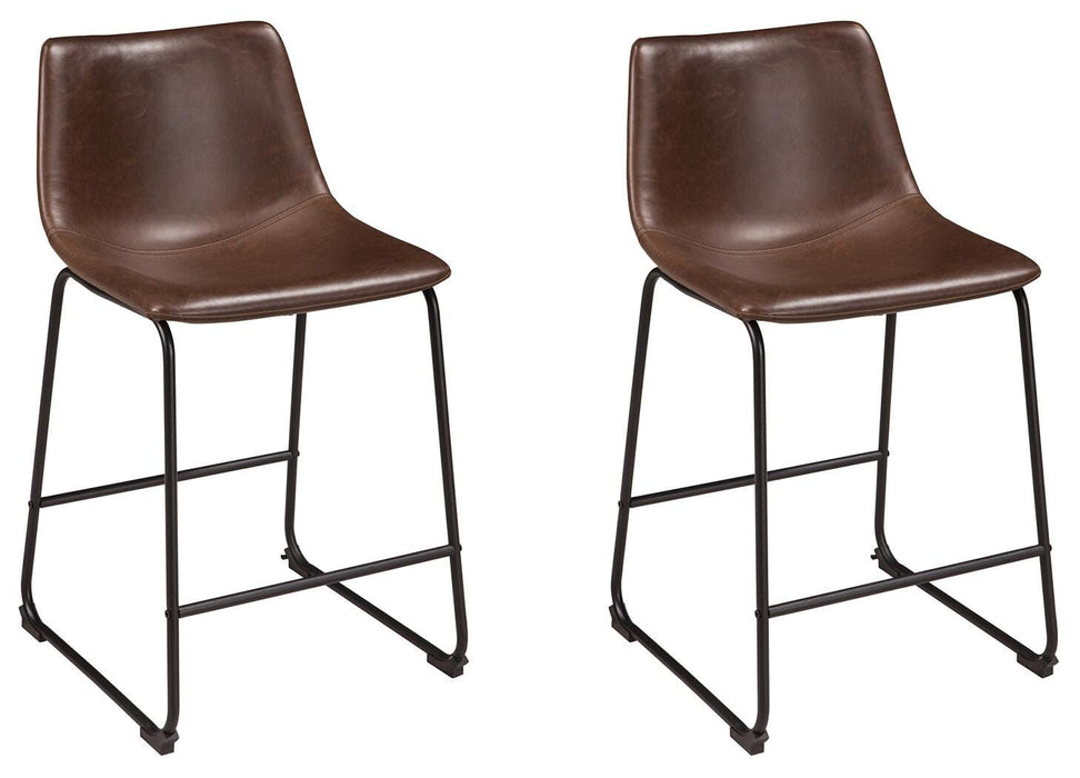 Centiar Brown Upholstered Barstool (Priced Per Item, Must Order 2, 4, 6, or 8)