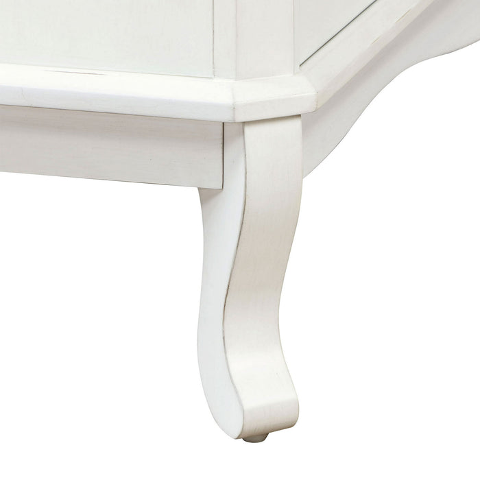 The Pioneer Woman 4-Drawer Dresser Made With Solid Wood Frame, White - display_model