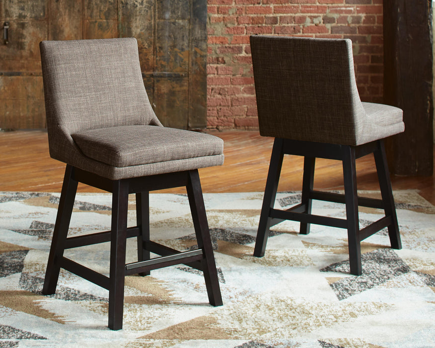 Tallenger Light Gray UPH Swivel Barstool (Priced Per Item, Must Order 2, 4, 6, or 8)