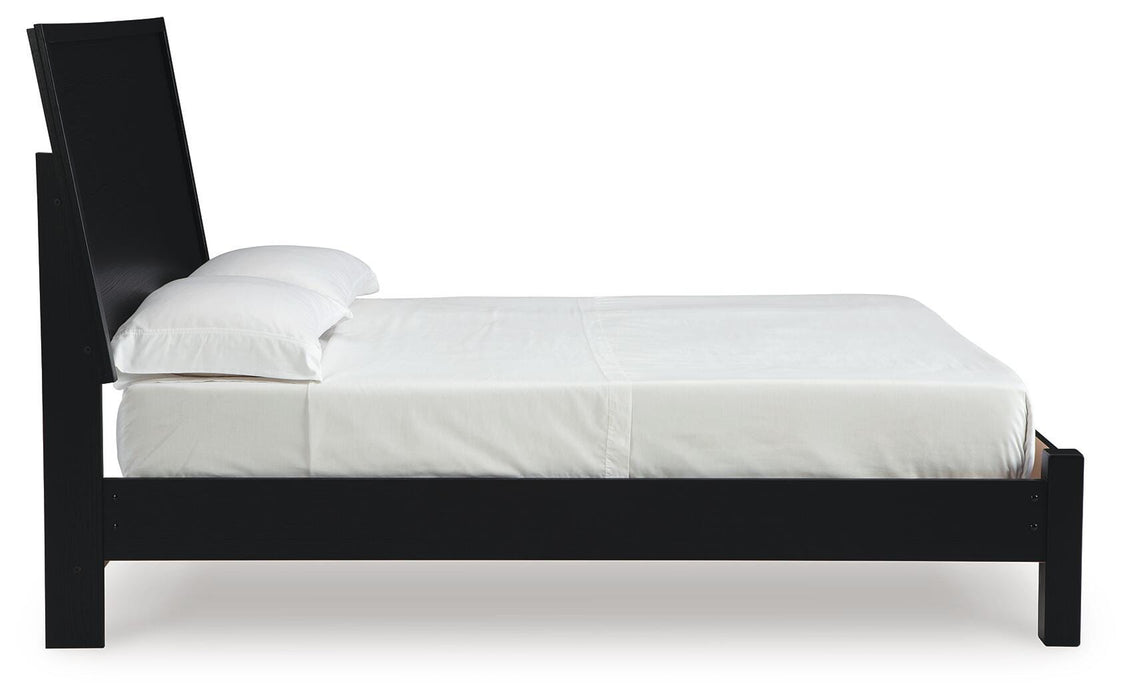 Danziar Black Danziar Queen Panel Bed