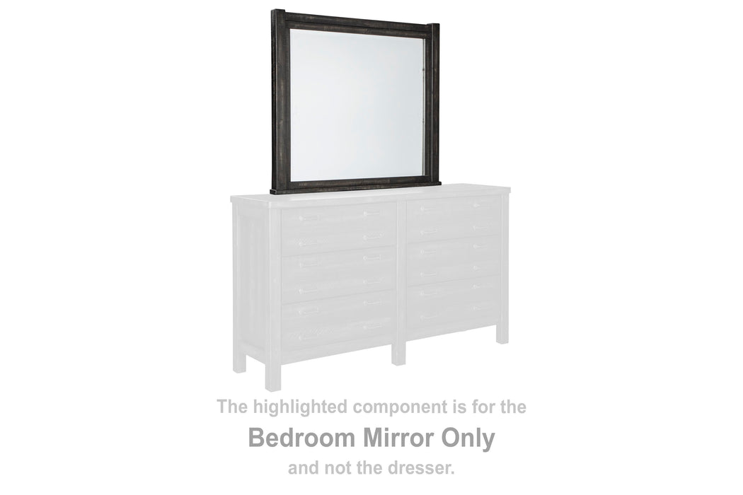 Baylow Black Bedroom Mirror