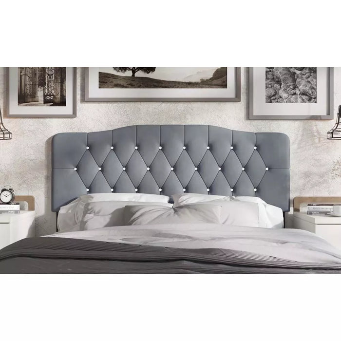 queen Chalet Posh Upholstered Headboard - new