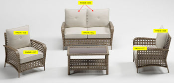 Braylee Beige Seat Cushion