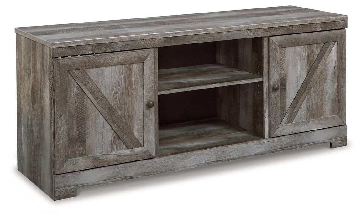 Wynnlow Gray LG TV Stand w/Fireplace Option
