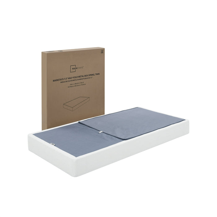 Mainstays 7.5 Half-Fold Metal Box Spring, Twin - open_box