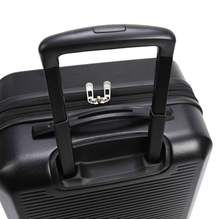 Protege 20 inch Hard Side Carry-On Spinner Luggage, Black Matte Finish (Walmart.com Exclusive) - open_box