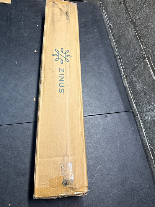 Zinus 7" Compack® Metal Bed Frame, White, Twin - new