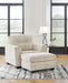 Lonoke Parchment Lonoke Chair and Ottoman
